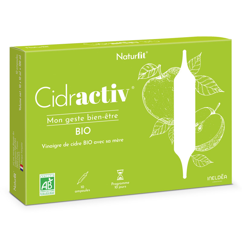 100% vinaigre de cidre BIO Français avec sa mère Cidractiv